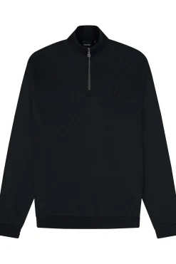 Trui Tonal Eagle Quarter Zip Sweat Tonal Eagle-Lyle & Scott New