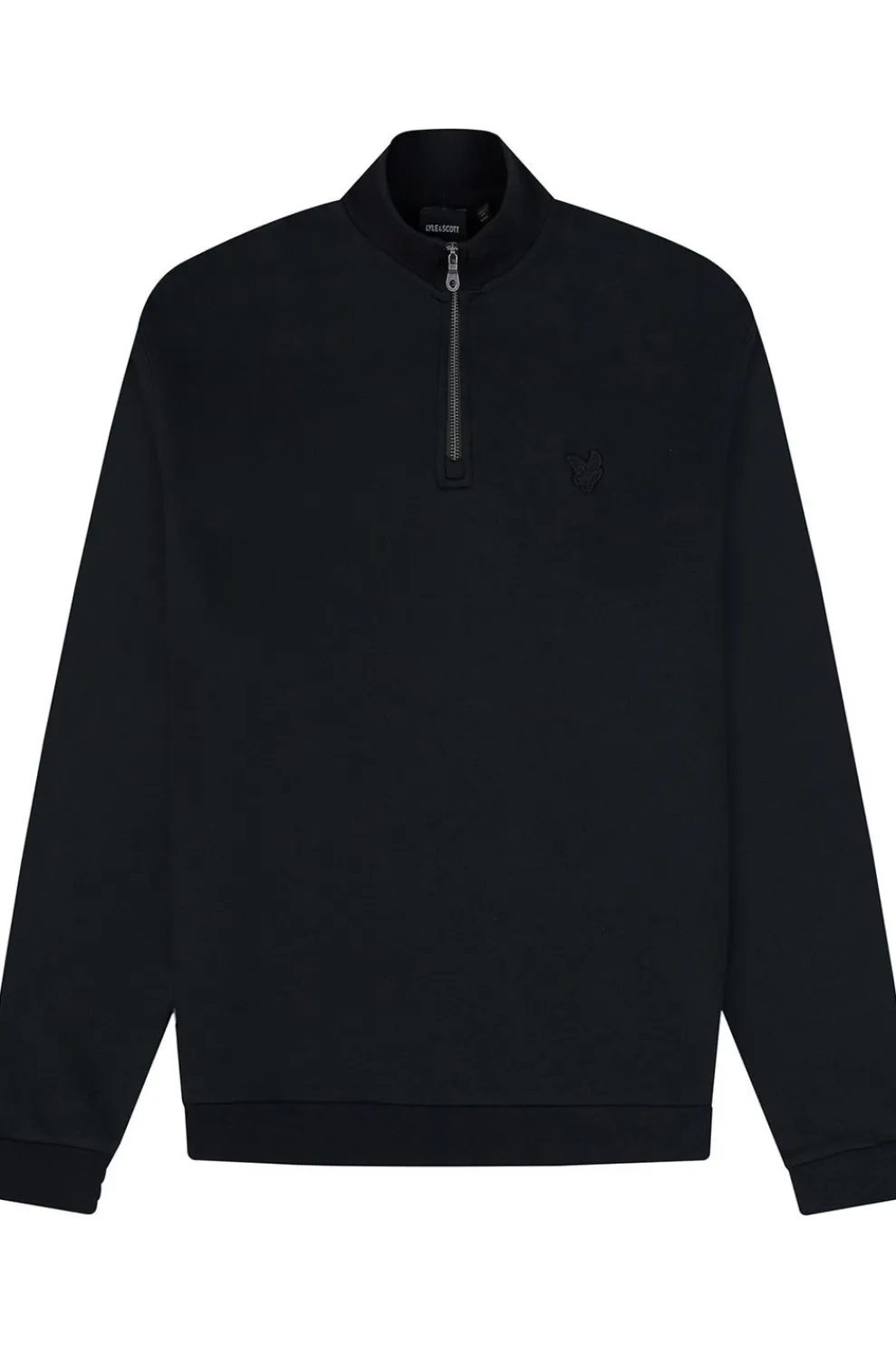 Trui Tonal Eagle Quarter Zip Sweat Tonal Eagle-Lyle & Scott New