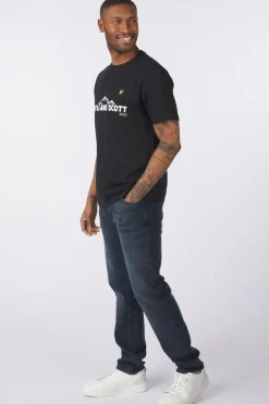 T-Shirt Mountain Outline Graphic Graphics-Lyle & Scott Online