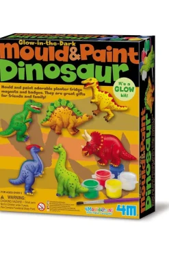 Speelgoed Mould And Paint Glow Dinosaurs-4M Discount