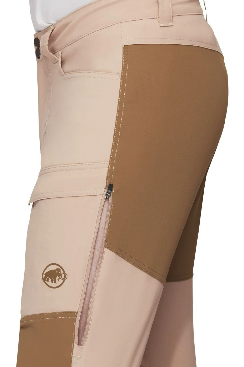Best Mammut Broek Zinal Hybrid Pants Savannah-Dark Sand