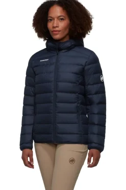 Best Mammut Donsjas Waymarker In Hooded Jacket Women Navy Blue