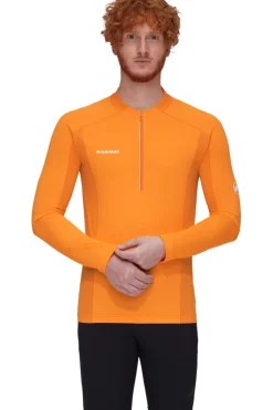 Fashion Mammut Fleece Aenergy Fl Half Zip Longsleeve Men orange