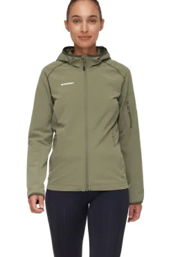 Discount Mammut Fleece Madris Light Ml Hooded Jacket mid khaki