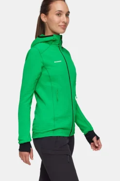 Best Mammut Fleece Taiss Light Ml Hooded Wms Jacket Pinea-Black