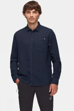 Online Mammut Hemd Alvra Summer Longsleeve Shirt Men Marine