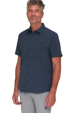 Hot Mammut Hemd Lenni Shirt Men Navy Blue/Black