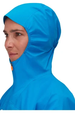 New Mammut Regenjas Aenergy Tr Hs Hooded Jacket Women mid blue
