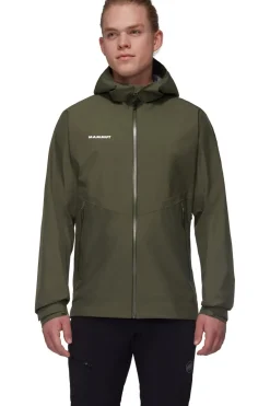 Best Mammut Regenjas Alto Light Hs Hooded Jacket Men dark khaki