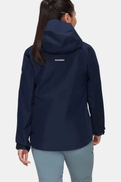 Clearance Mammut Regenjas Crater Light Hs Hooded Jacket Marine