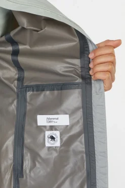 Online Mammut Regenjas Linard Light Hs Hooded Jacket Silver Sage