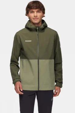 Outlet Mammut Regenjas Linard Light Hs Hooded Jacket Marsh-Dark Marsh