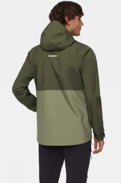 Outlet Mammut Regenjas Linard Light Hs Hooded Jacket Marsh-Dark Marsh