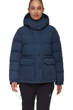 Sale Mammut Regenjas Roseg 2.0 In Hooded Jacket Women Navy Blue