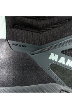 Fashion Mammut Schoen Sapuen High Gore-Tex Women Dark Steel-Neo Mint