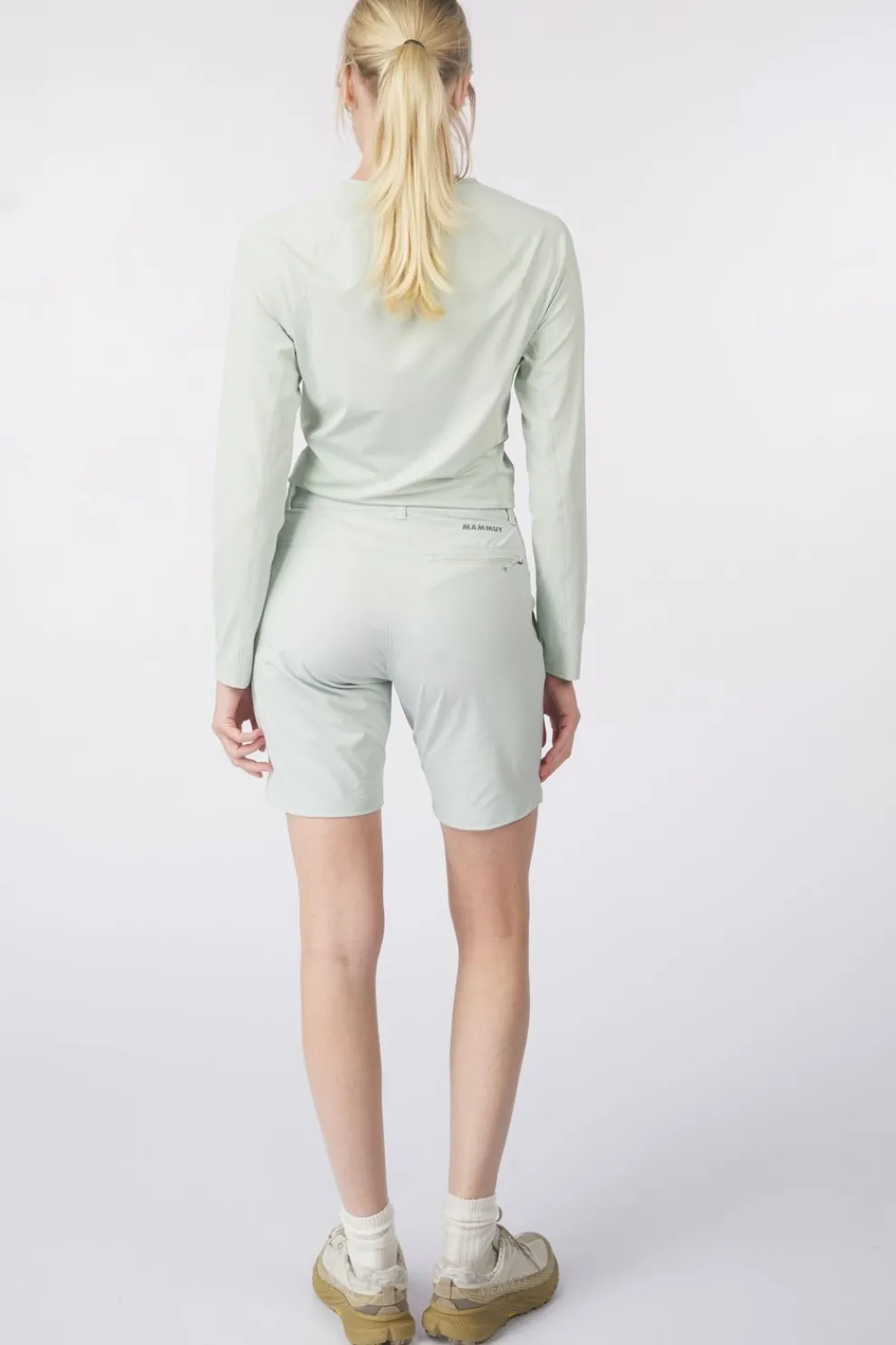 Sale Mammut Short Hiking V Shorts Silver Sage