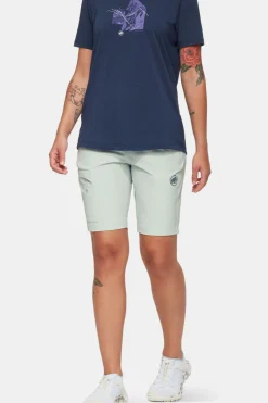 Clearance Mammut Short Runbold Iv Shorts Women Silver Sage