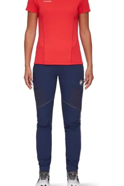 Clearance Mammut Softshell Broek Eiger Speed So Hybrid Pants Women Night