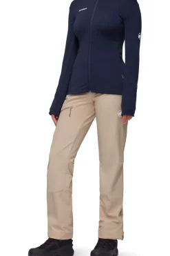 Clearance Mammut Softshell Broek Taiss Guide So Pants Women Savannah
