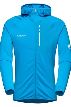 Discount Mammut Softshell Jas Aenergy Light Ml Hooded Jacket Men mid blue