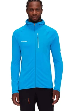 Discount Mammut Softshell Jas Aenergy Light Ml Hooded Jacket Men mid blue