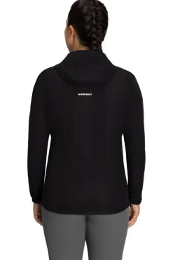 Sale Mammut Softshell Jas Granite So Hooded Jacket Women black/white
