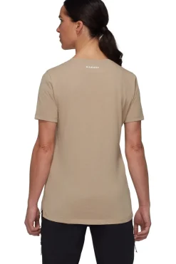 Best Mammut T-Shirt Core T-Shirt Women Logo Sand Brown