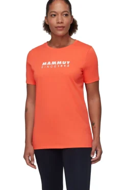 Hot Mammut T-Shirt Core T-Shirt Women Logo orange