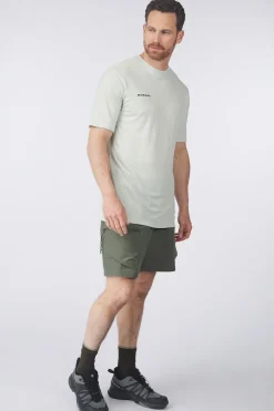 Clearance Mammut T-Shirt Massone Light T-Shirt Men Silver Sage
