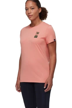 New Mammut T-Shirt Massone T-Shirt Women Wagon Salmon pink
