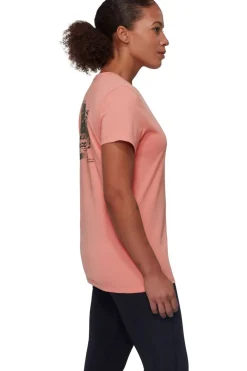 New Mammut T-Shirt Massone T-Shirt Women Wagon Salmon pink