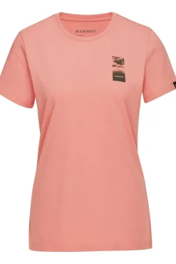 New Mammut T-Shirt Massone T-Shirt Women Wagon Salmon pink