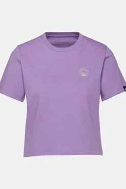 Clearance Mammut T-Shirt Massone T-Shirt Cropped Women Emblems Lavandin