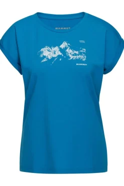 Fashion Mammut T-Shirt Mountain T-Shirt Women 8035M mid blue