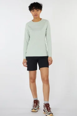 T-Shirt Selun Fl Longsleeve  Logo-Mammut Discount