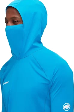 Best Mammut T-Shirt Selun Fl Sun Hoodie blue