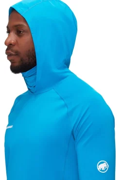 Best Mammut T-Shirt Selun Fl Sun Hoodie blue