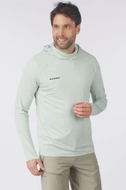 Fashion Mammut T-Shirt Selun Fl Sun Hoodie Silver Sage