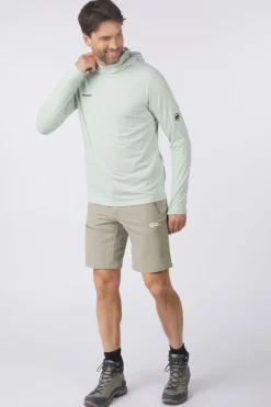 Fashion Mammut T-Shirt Selun Fl Sun Hoodie Silver Sage