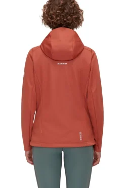 Clearance Mammut Ultimate Vii So Hooded Jacket Women Brick