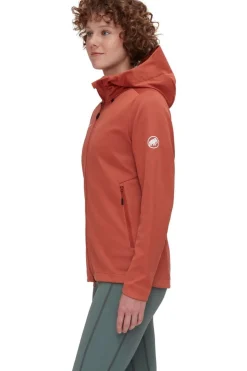 Clearance Mammut Ultimate Vii So Hooded Jacket Women Brick