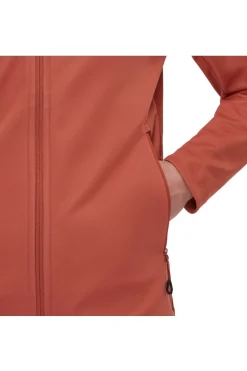 Clearance Mammut Ultimate Vii So Hooded Jacket Women Brick