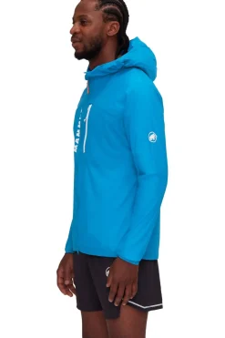 Clearance Mammut Windstopper Aenergy Wb Hooded Jacket Men blue