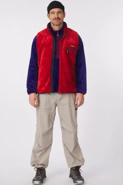 New Manastash Fleece Poppy Thermal Vest Orange