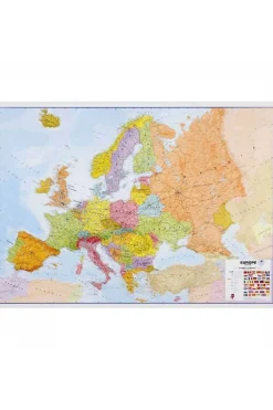 Europe pol. gepl. met latjes ENG mi-Maps International Discount