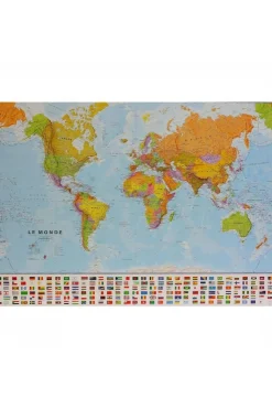 Hot Maps International Monde pol. plano gepl. mi 2019