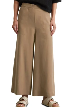 Broek Pants, Culotte Style, Elastic Waistband, Seam Pock-Marc O'Polo Online