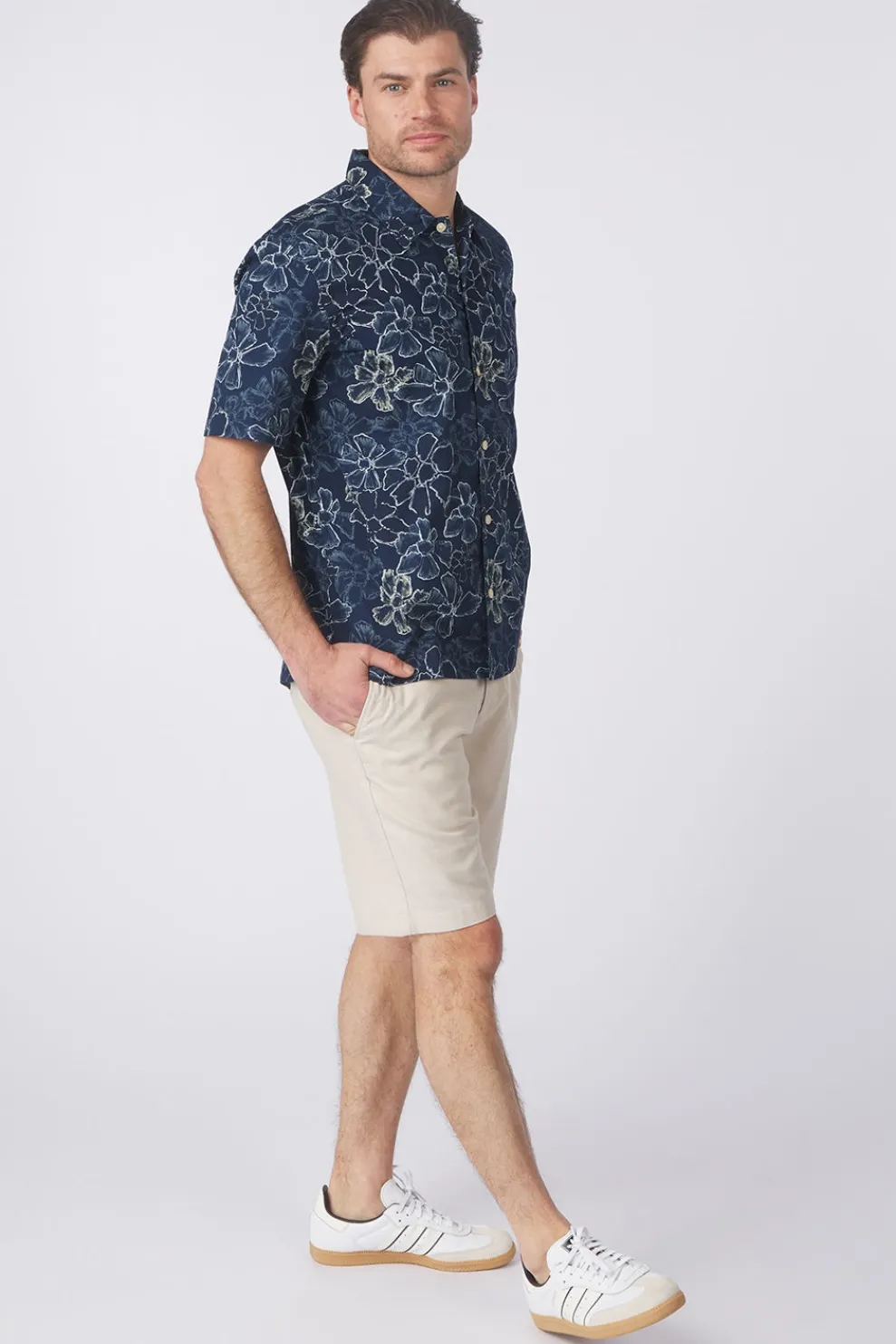 Outlet Marc O'Polo Hemd 523735441040 Multi/ Pure Cashmere