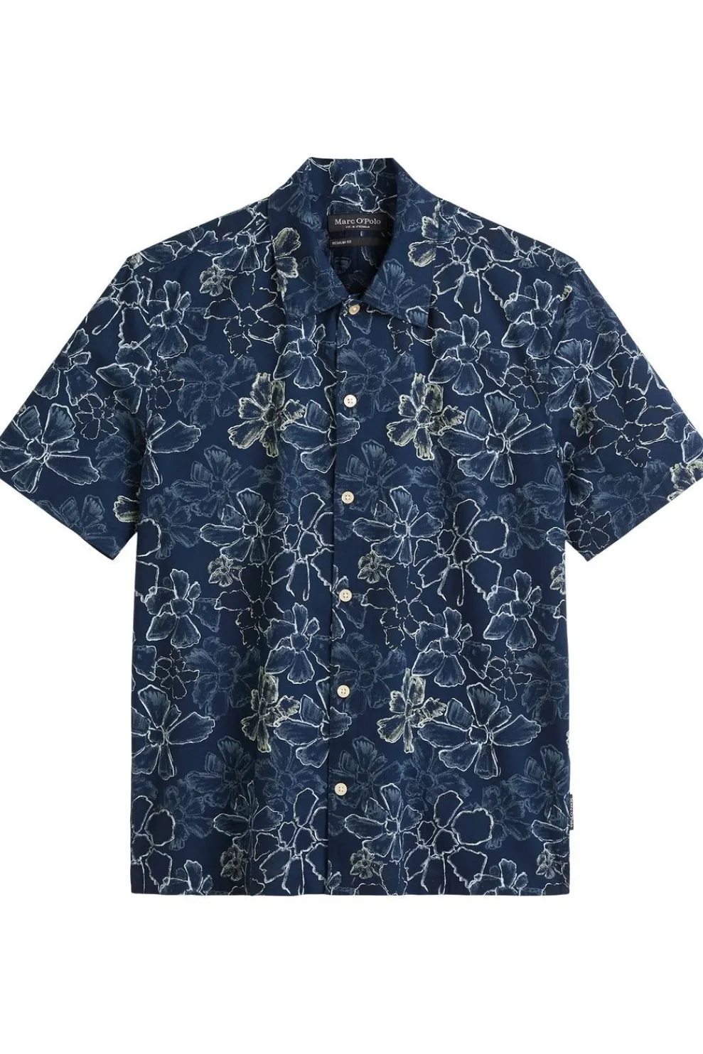 Outlet Marc O'Polo Hemd 523735441040 Multi/ Pure Cashmere