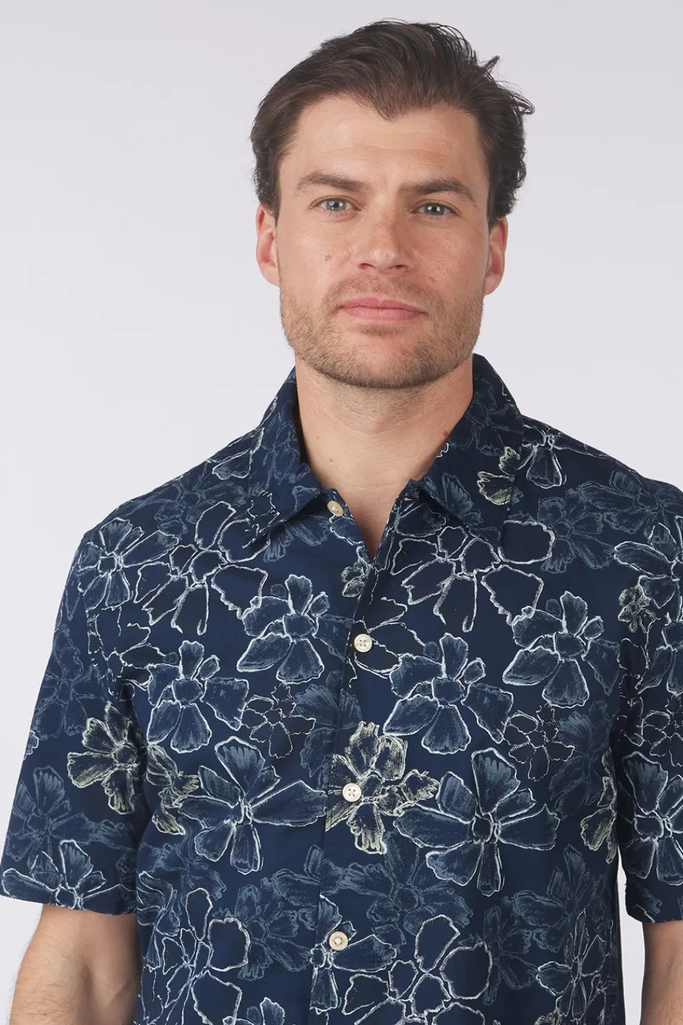 Outlet Marc O'Polo Hemd 523735441040 Multi/ Pure Cashmere